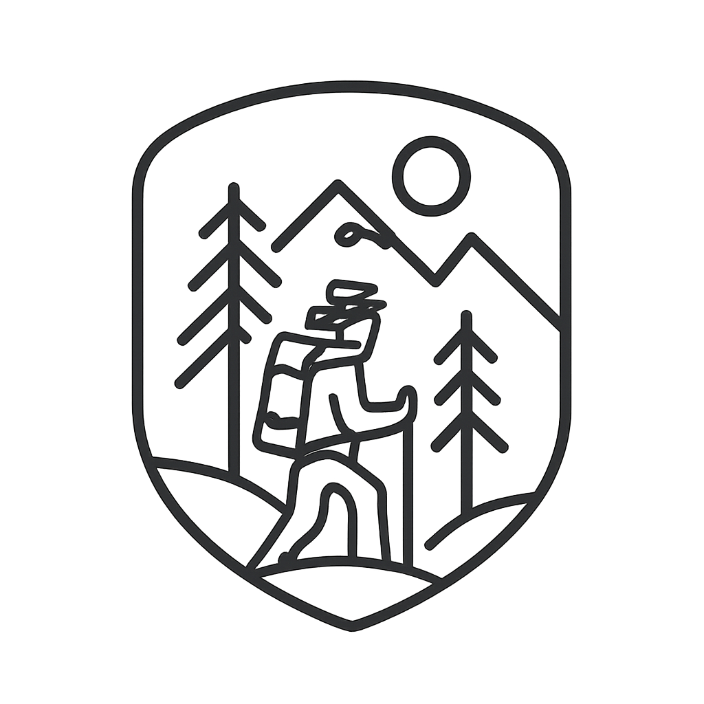 A black-and-white logo depicts a stick figure engaging in physical activity within a mountainous landscape. Overview: The ...